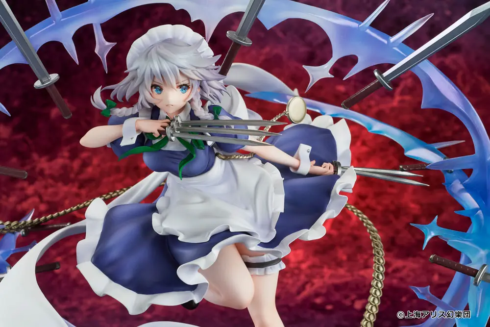 Touhou Project Statuie PVC 1/7 Izayoi Sakuya ilustrație de TEDDY 32 cm poza produsului