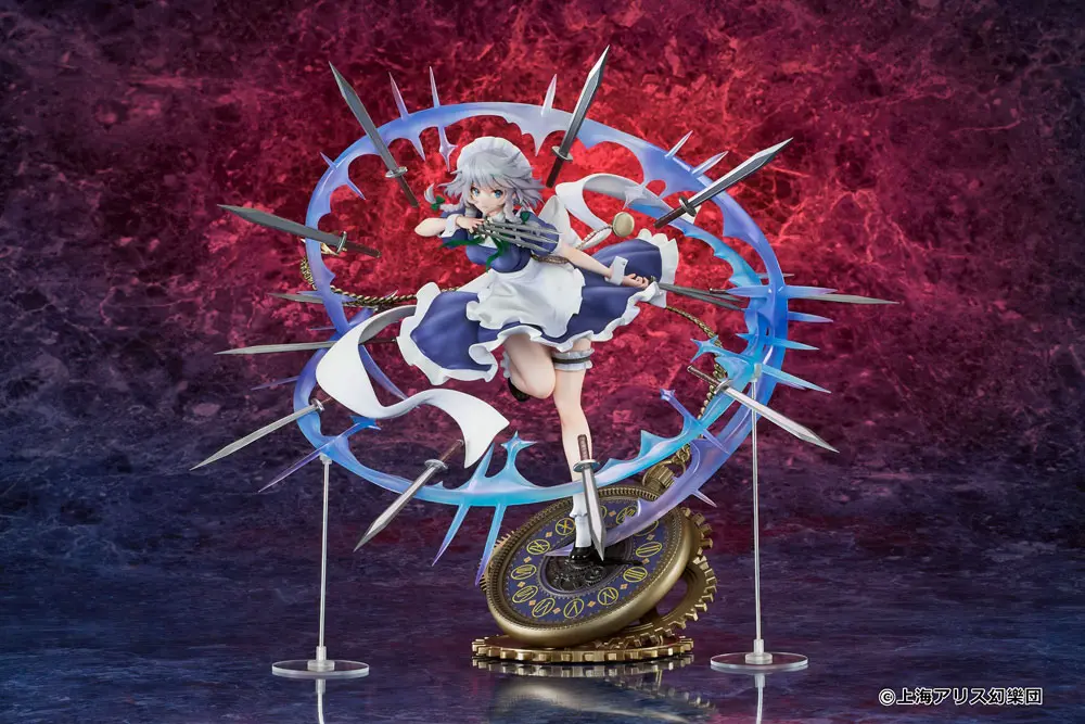Touhou Project Statuie PVC 1/7 Izayoi Sakuya ilustrație de TEDDY 32 cm poza produsului