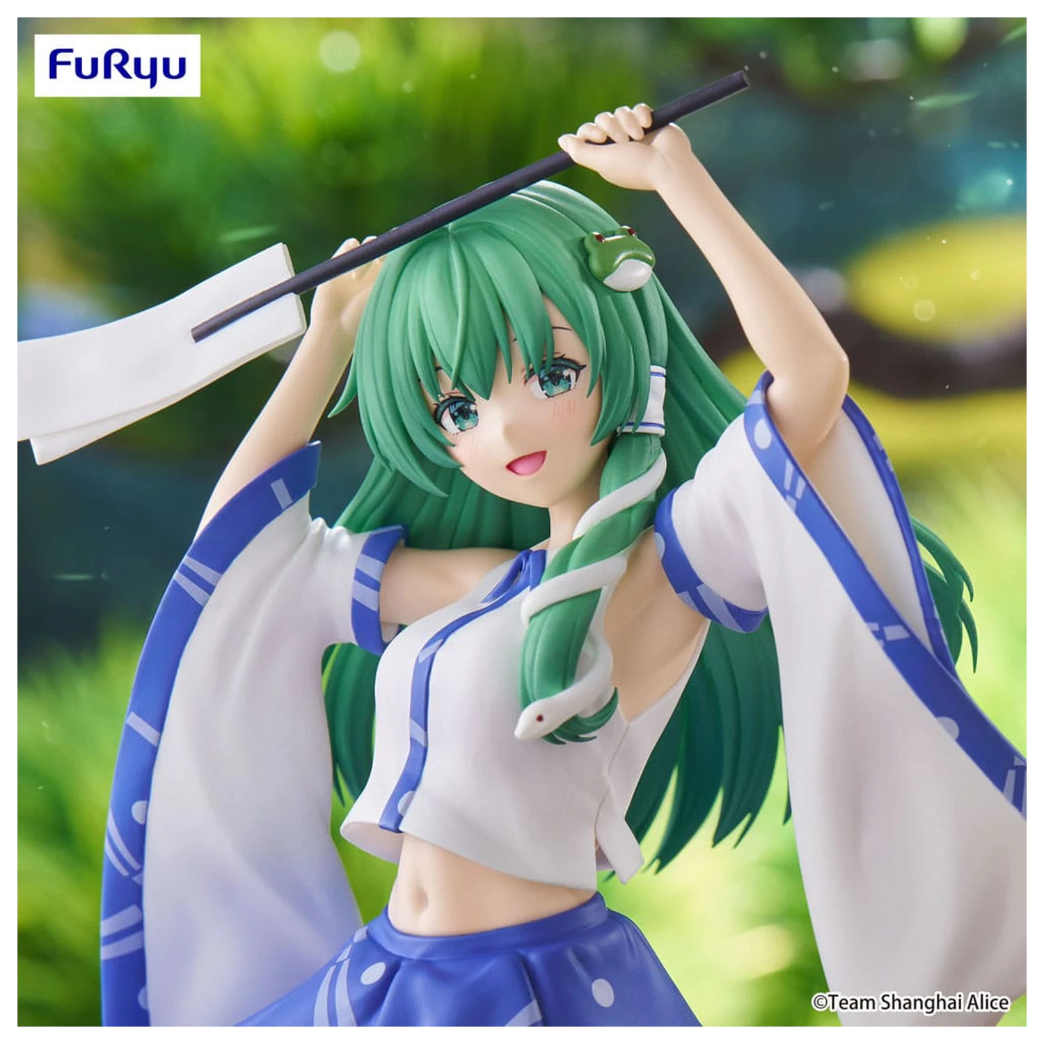 Touhou Project Sanae Kochiya Noodle Stopper Statueta din PVC de 13 cm poza produsului