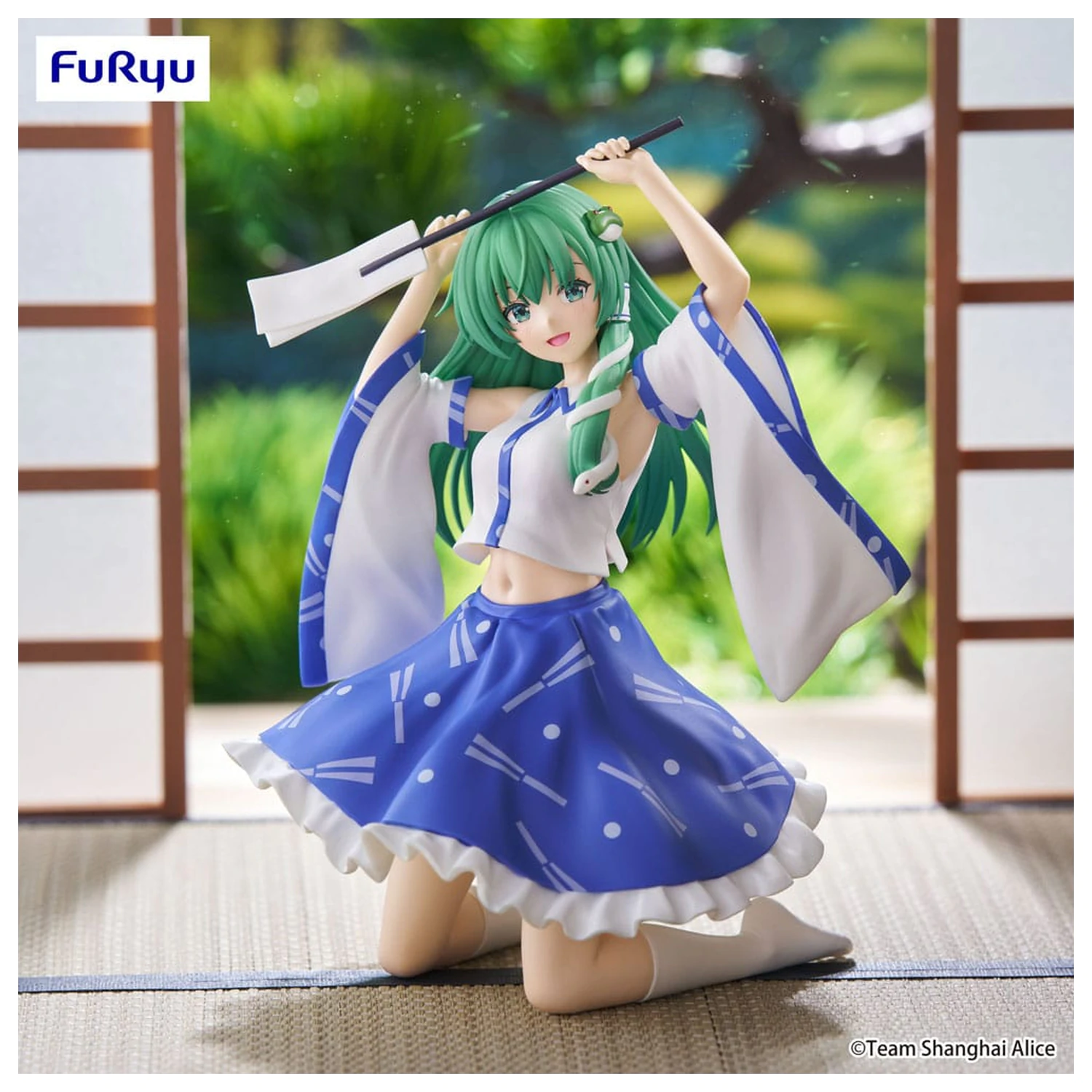 Touhou Project Sanae Kochiya Noodle Stopper Statueta din PVC de 13 cm poza produsului