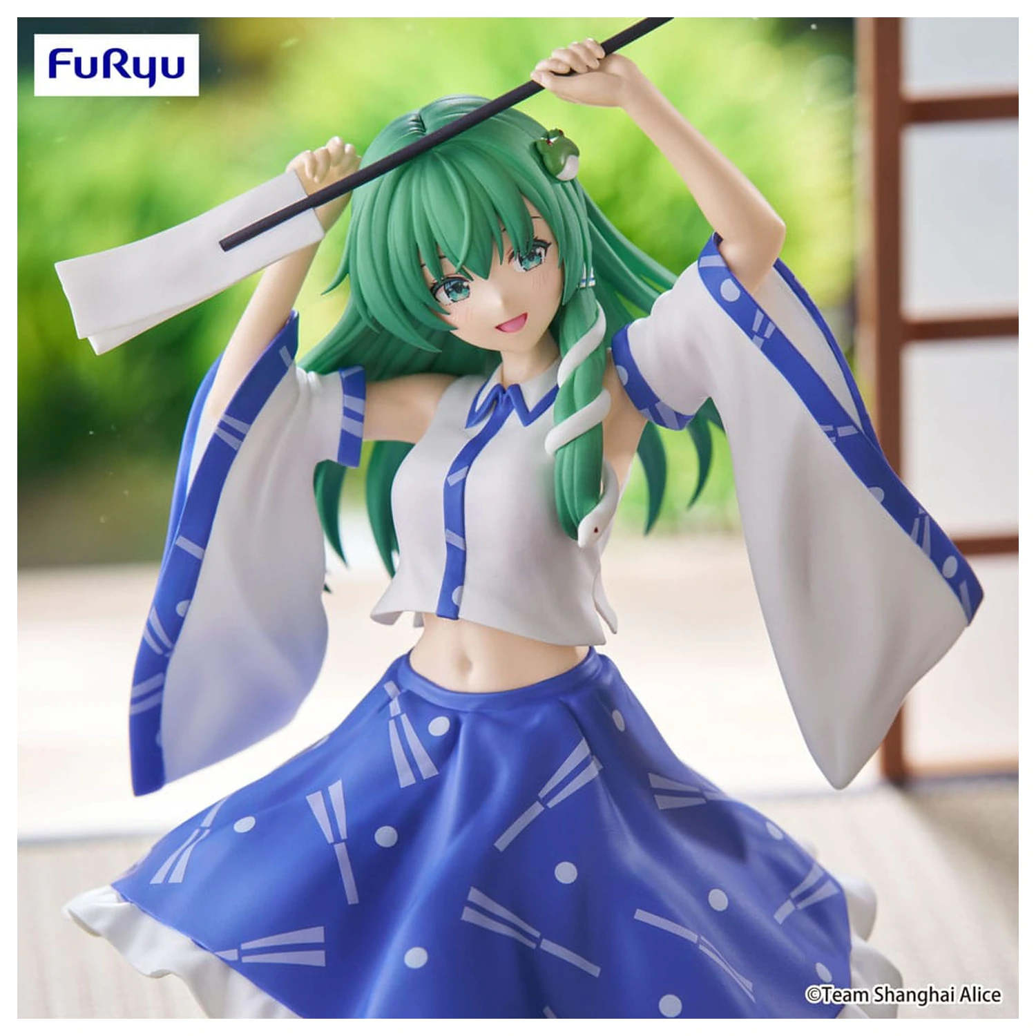 Touhou Project Sanae Kochiya Noodle Stopper Statueta din PVC de 13 cm poza produsului