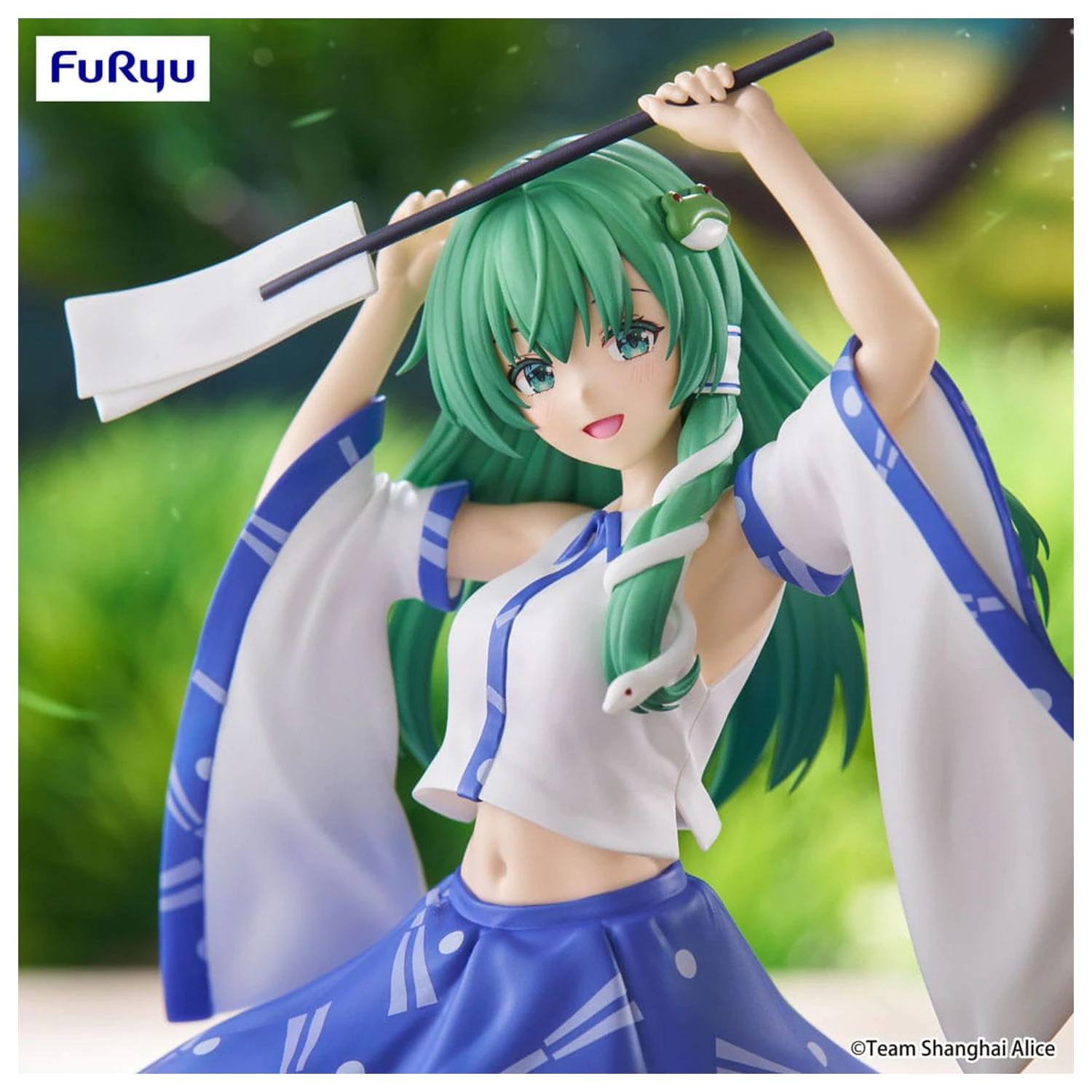 Touhou Project Sanae Kochiya Noodle Stopper Statueta din PVC de 13 cm poza produsului