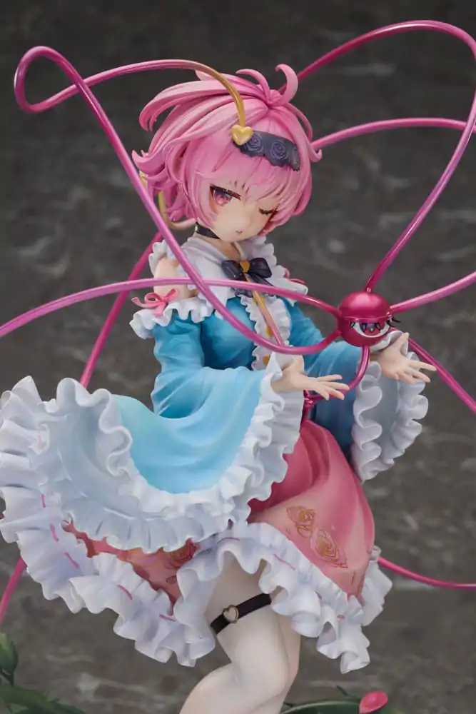 Touhou Project Adevărată Groază! Statuie PVC Stând Chiar În Spatele Tău 1/6 Al Treilea Ochi Satori Komeiji 32 cm poza produsului