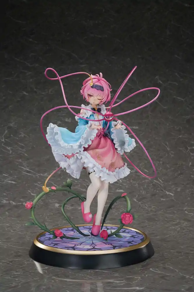 Touhou Project Adevărată Groază! Statuie PVC Stând Chiar În Spatele Tău 1/6 Al Treilea Ochi Satori Komeiji 32 cm poza produsului