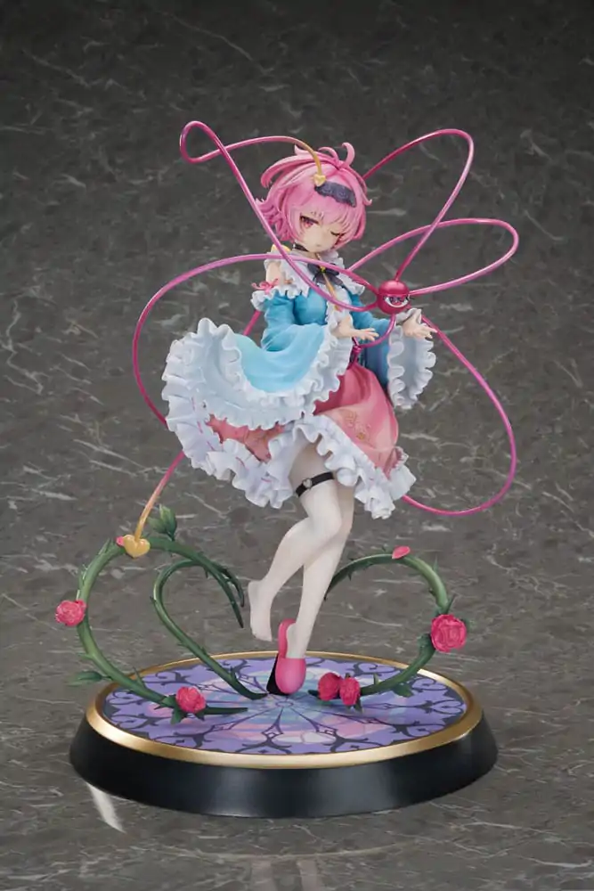 Touhou Project Adevărată Groază! Statuie PVC Stând Chiar În Spatele Tău 1/6 Al Treilea Ochi Satori Komeiji 32 cm poza produsului