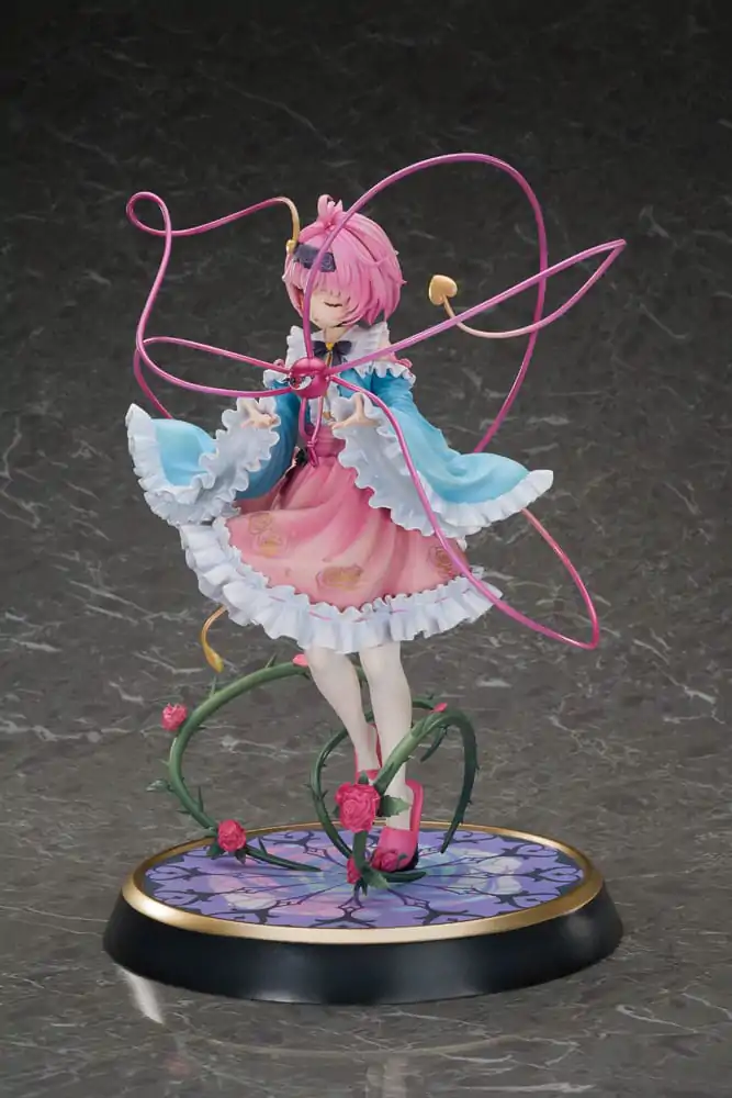 Touhou Project Adevărată Groază! Statuie PVC Stând Chiar În Spatele Tău 1/6 Al Treilea Ochi Satori Komeiji 32 cm poza produsului