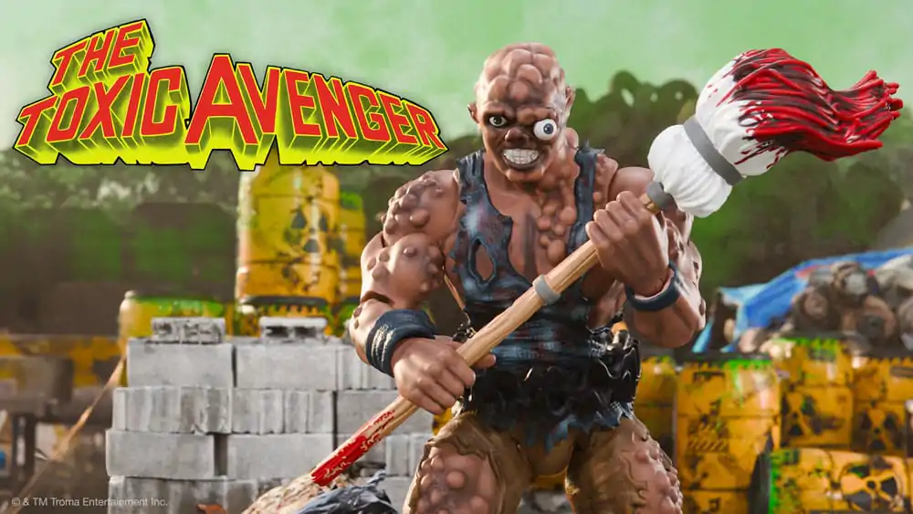 Figurină de acțiune Toxic Avenger Ultimates Toxic Avenger Movie Version 18 cm poza produsului