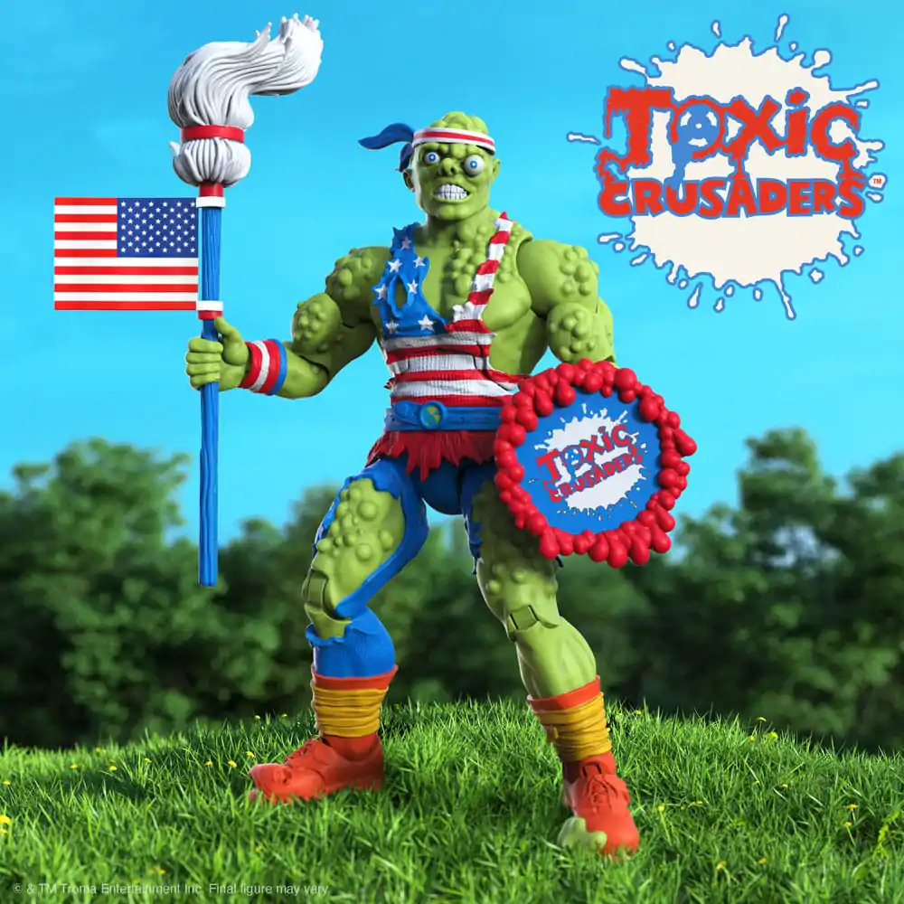 Figurină de acțiune Toxic Crusaders Ultimates Toxie (Vintage Toy America) 18 cm poza produsului