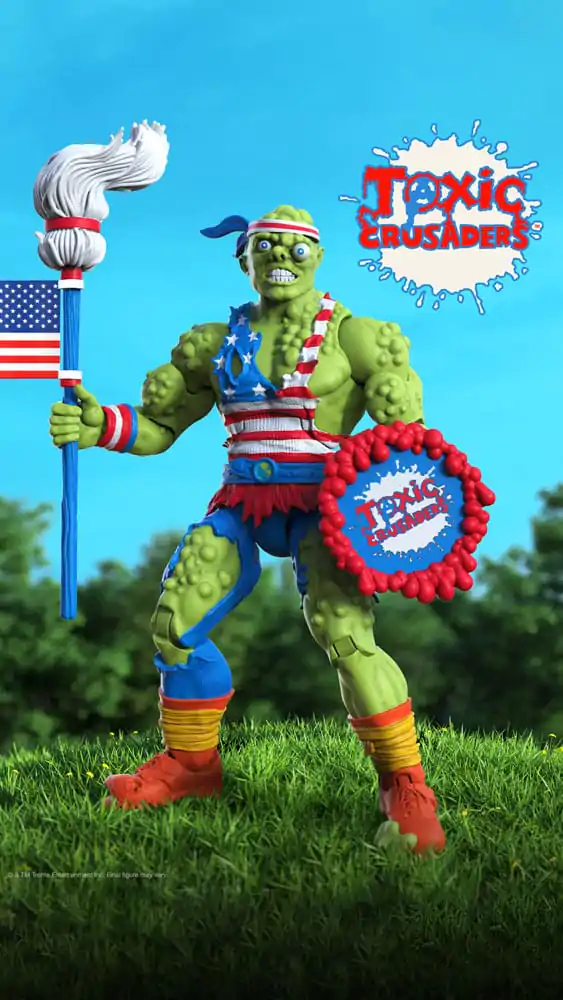 Figurină de acțiune Toxic Crusaders Ultimates Toxie (Vintage Toy America) 18 cm poza produsului