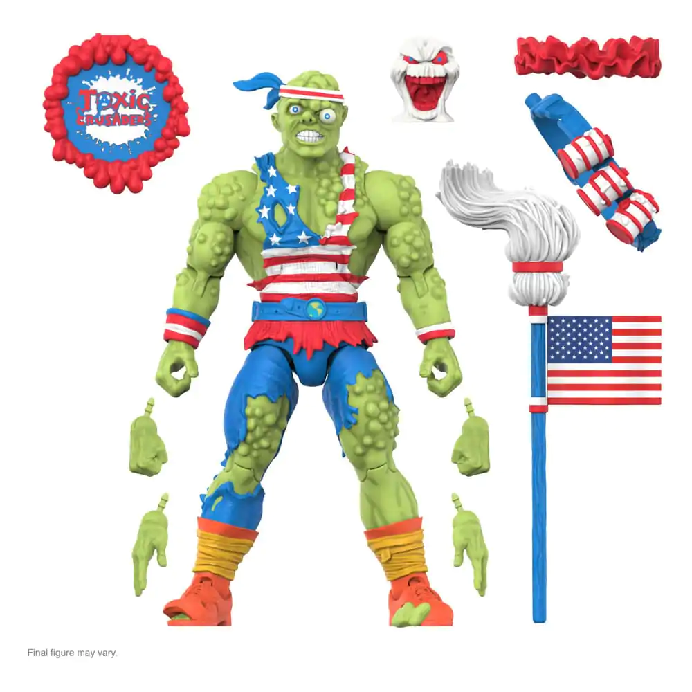 Figurină de acțiune Toxic Crusaders Ultimates Toxie (Vintage Toy America) 18 cm poza produsului