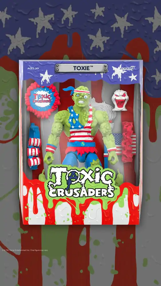 Figurină de acțiune Toxic Crusaders Ultimates Toxie (Vintage Toy America) 18 cm poza produsului