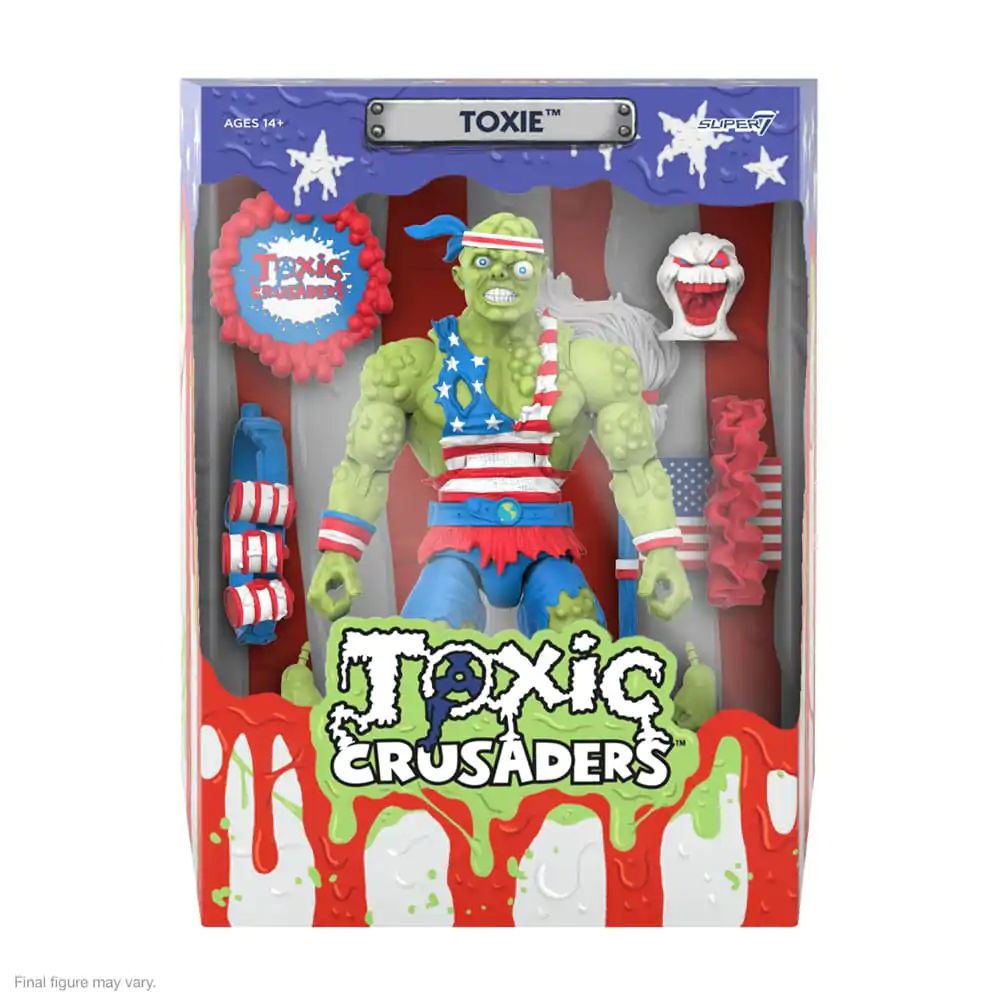 Figurină de acțiune Toxic Crusaders Ultimates Toxie (Vintage Toy America) 18 cm poza produsului