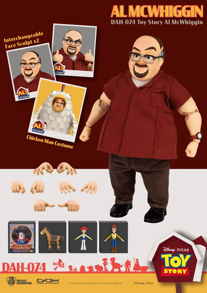 Figurină de acțiune Toy Story 2 Dynamic 8ction Heroes Al Mcwhiggn 18 cm poza produsului