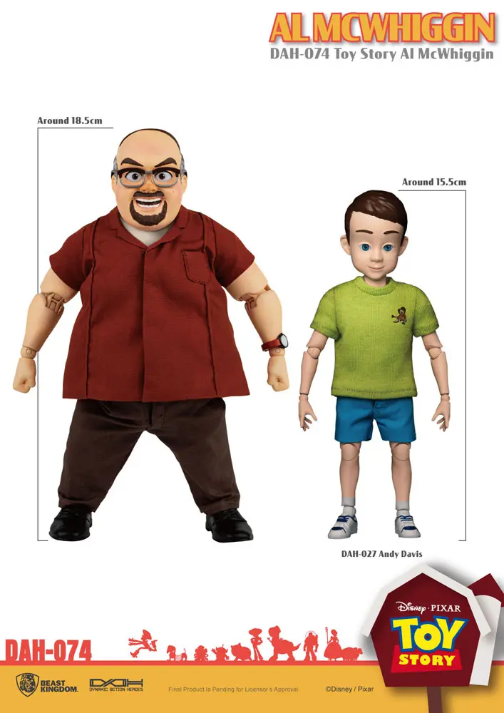 Figurină de acțiune Toy Story 2 Dynamic 8ction Heroes Al Mcwhiggn 18 cm poza produsului