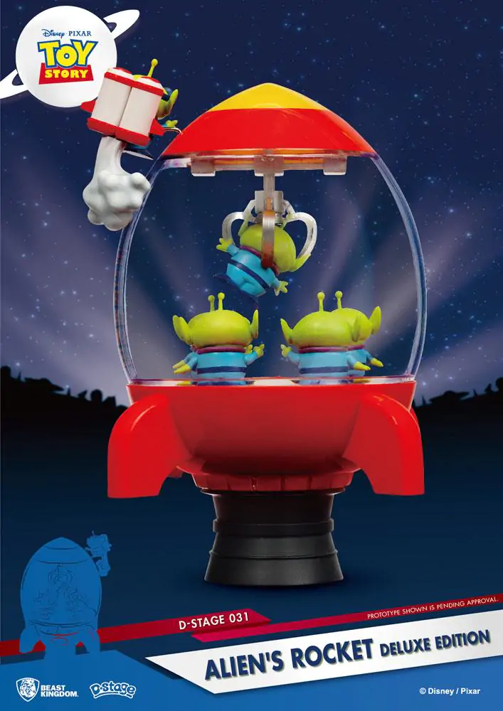 Toy Story D-Stage PVC Diorama Racheta Extraterestrului Deluxe Edition 15 cm poza produsului