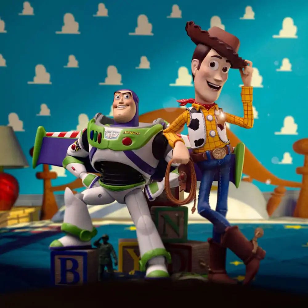 Toy Story Statuie Artă Scară Deluxe 1/10 Buzz & Woody 38 cm poza produsului