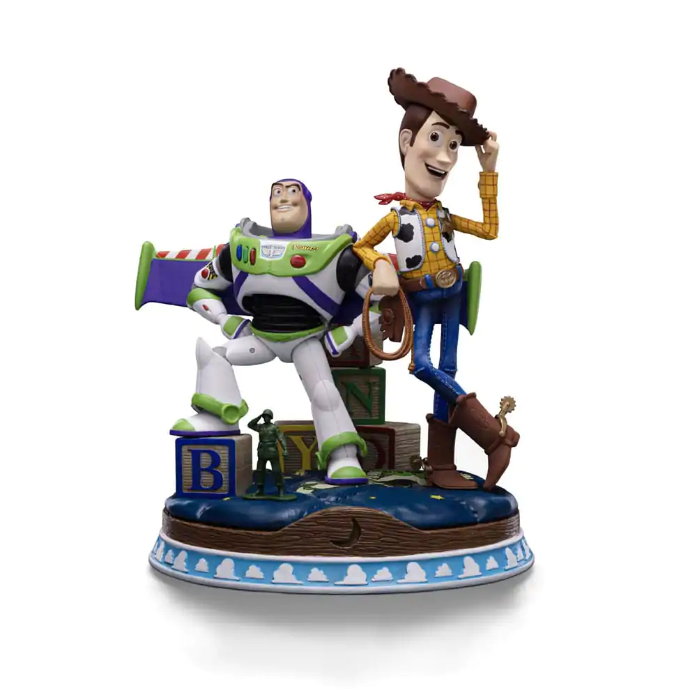 Toy Story Statuie Artă Scară Deluxe 1/10 Buzz & Woody 38 cm poza produsului