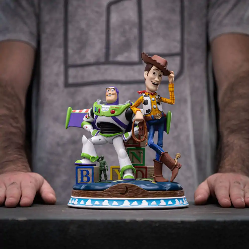 Toy Story Statuie Artă Scară Deluxe 1/10 Buzz & Woody 38 cm poza produsului