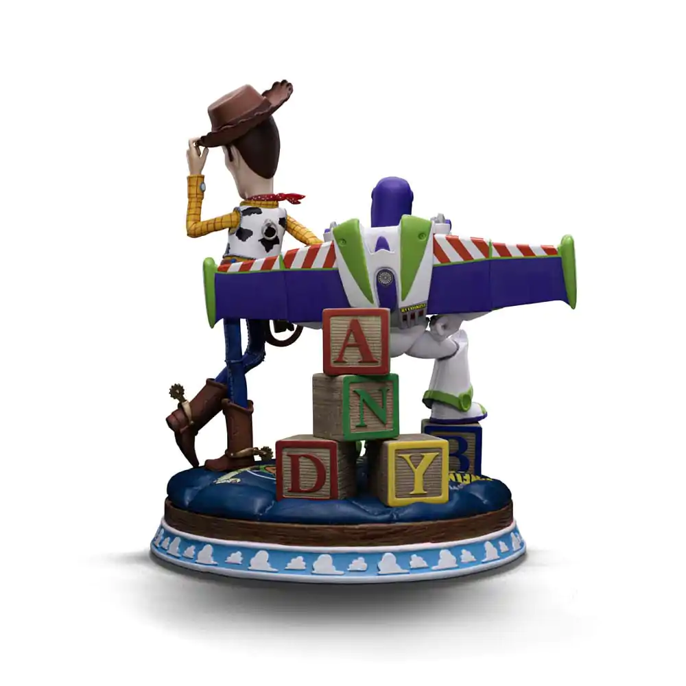 Toy Story Statuie Artă Scară Deluxe 1/10 Buzz & Woody 38 cm poza produsului
