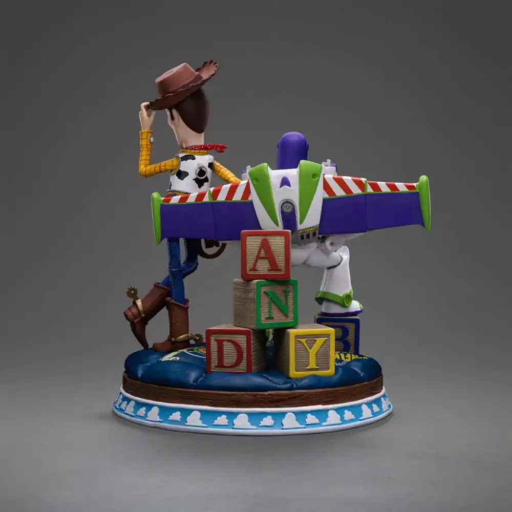Toy Story Statuie Artă Scară Deluxe 1/10 Buzz & Woody 38 cm poza produsului