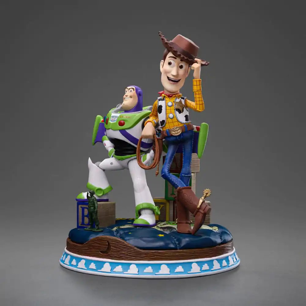 Toy Story Statuie Artă Scară Deluxe 1/10 Buzz & Woody 38 cm poza produsului