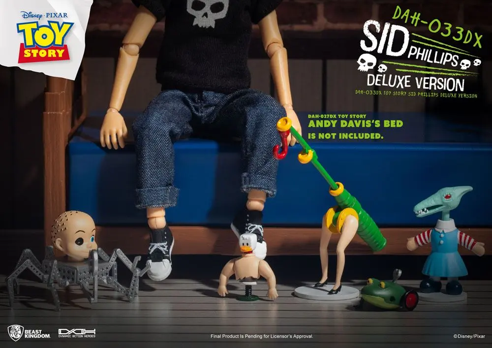 Toy Story Dynamic 8ction Heroes figurina de actiune Sid Phillips Versiune Deluxe 14 cm poza produsului