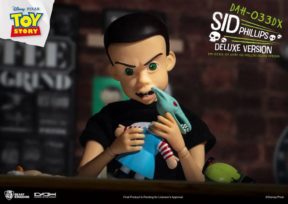 Toy Story Dynamic 8ction Heroes figurina de actiune Sid Phillips Versiune Deluxe 14 cm poza produsului