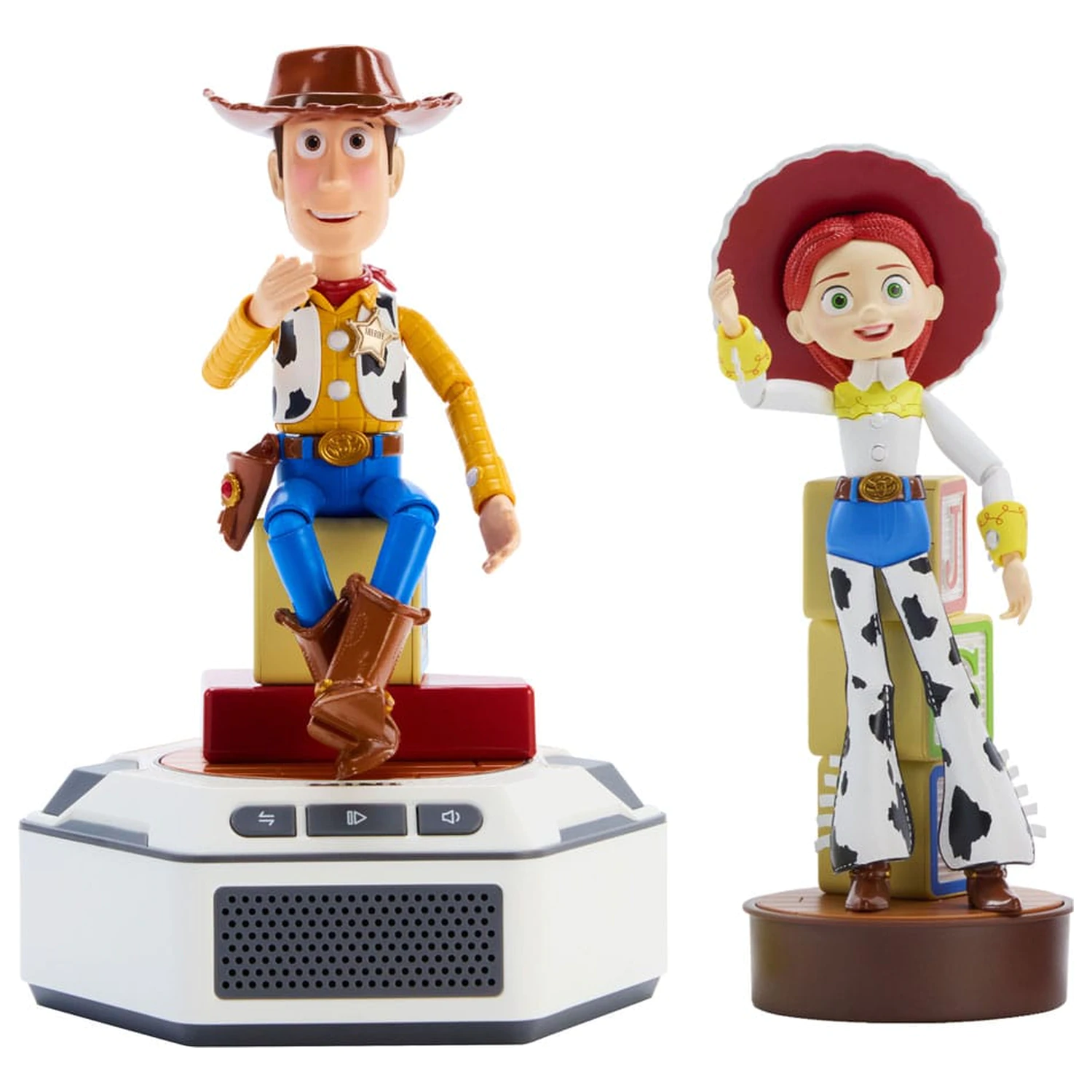 Toy Story Interactive Mini Robot Pachet de 2 Woody & Jessie versiunea in engleza poza produsului