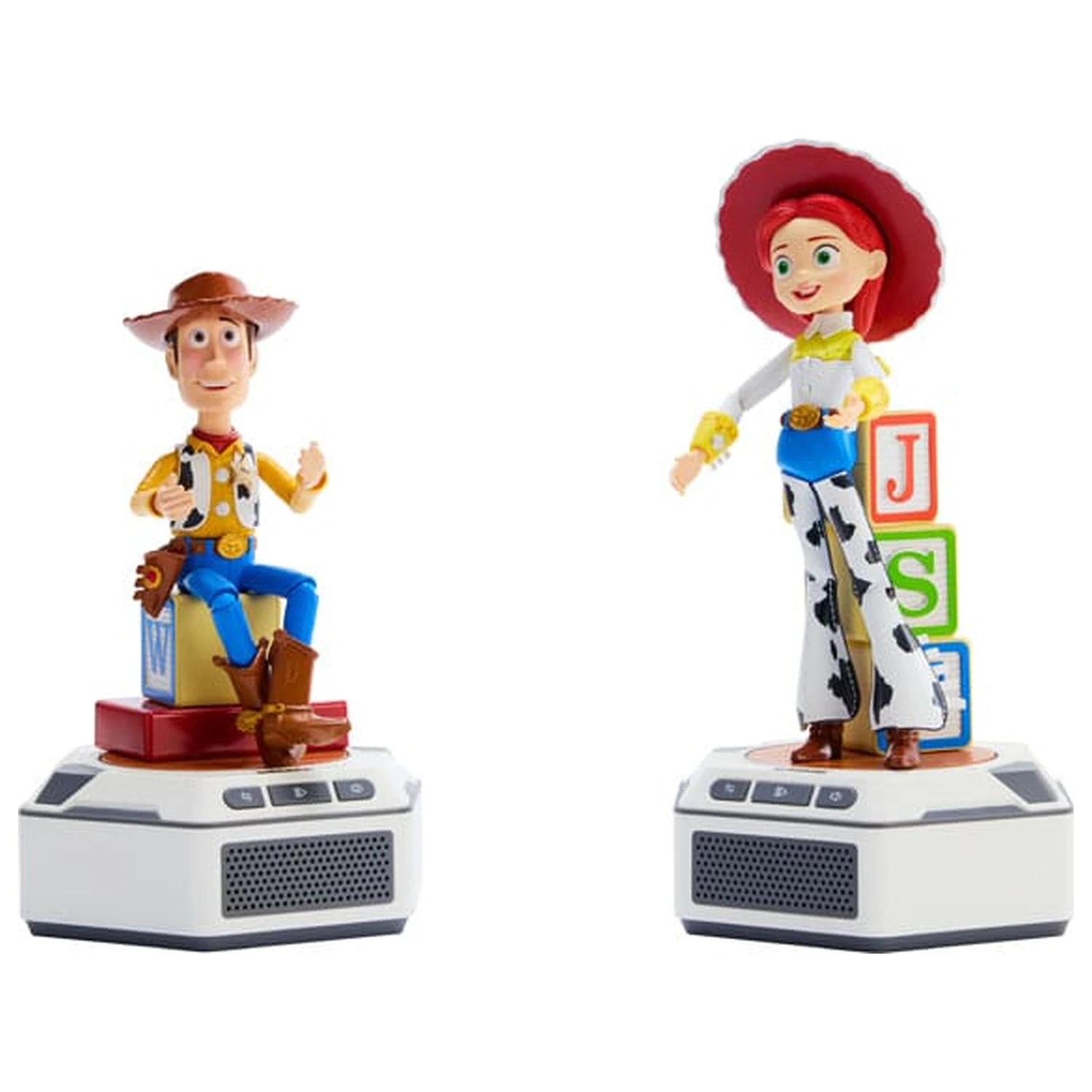 Toy Story Interactive Mini Robot Pachet de 2 Woody & Jessie versiunea in engleza poza produsului