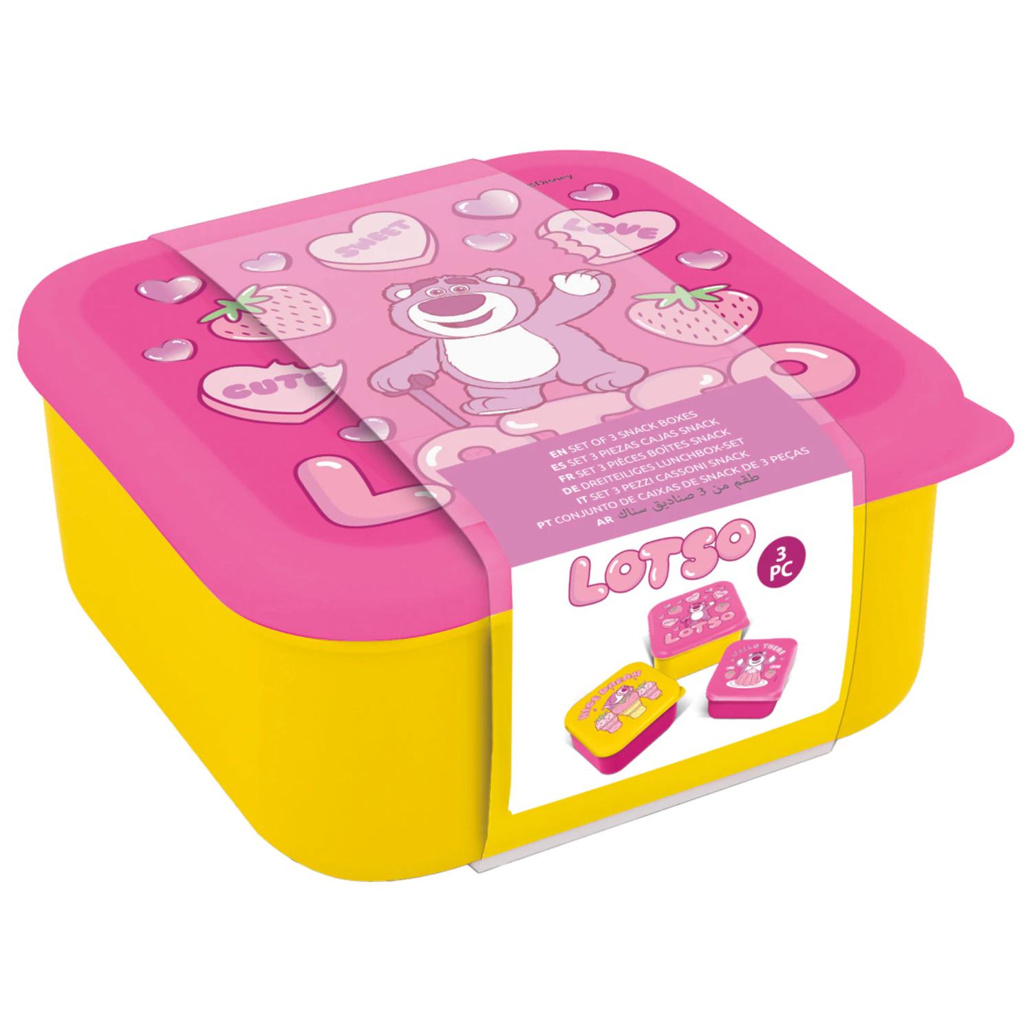 Toy Story Lotso Snack Boxes 3 bucati poza produsului