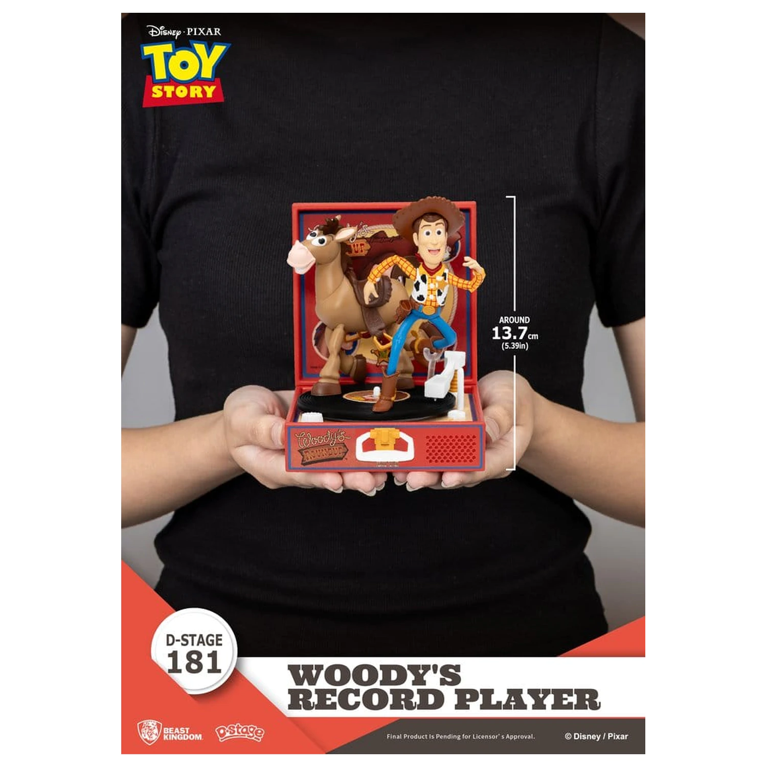 Toy Story Record Player Series figura PVC Woody's Record Player 13 cm poza produsului