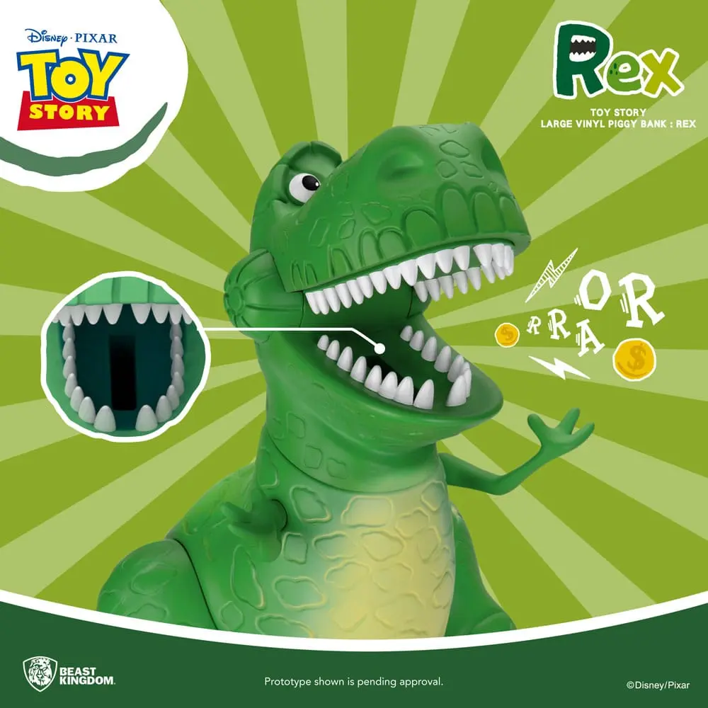 Toy Story pușculiță de vinil Rex 46 cm poza produsului