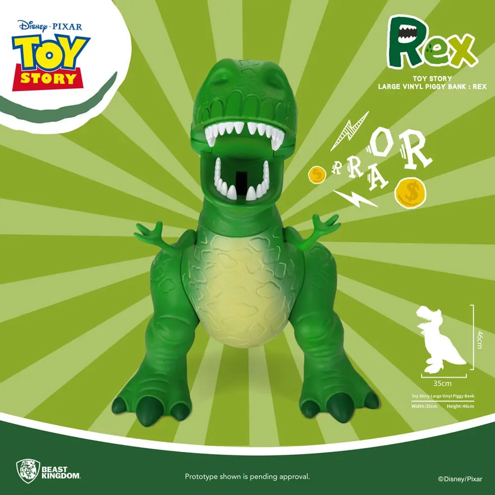 Toy Story pușculiță de vinil Rex 46 cm poza produsului