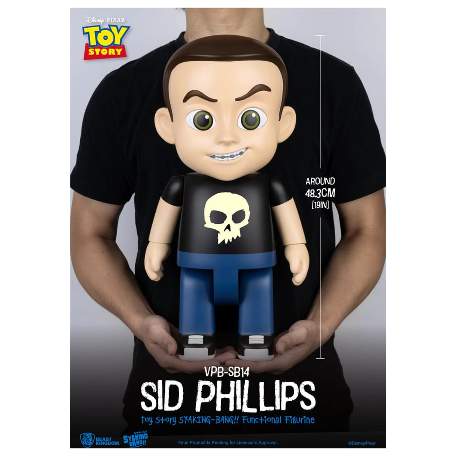 Toy Story Piggy Vinyl Bank Sid Phillips 48 cm poza produsului