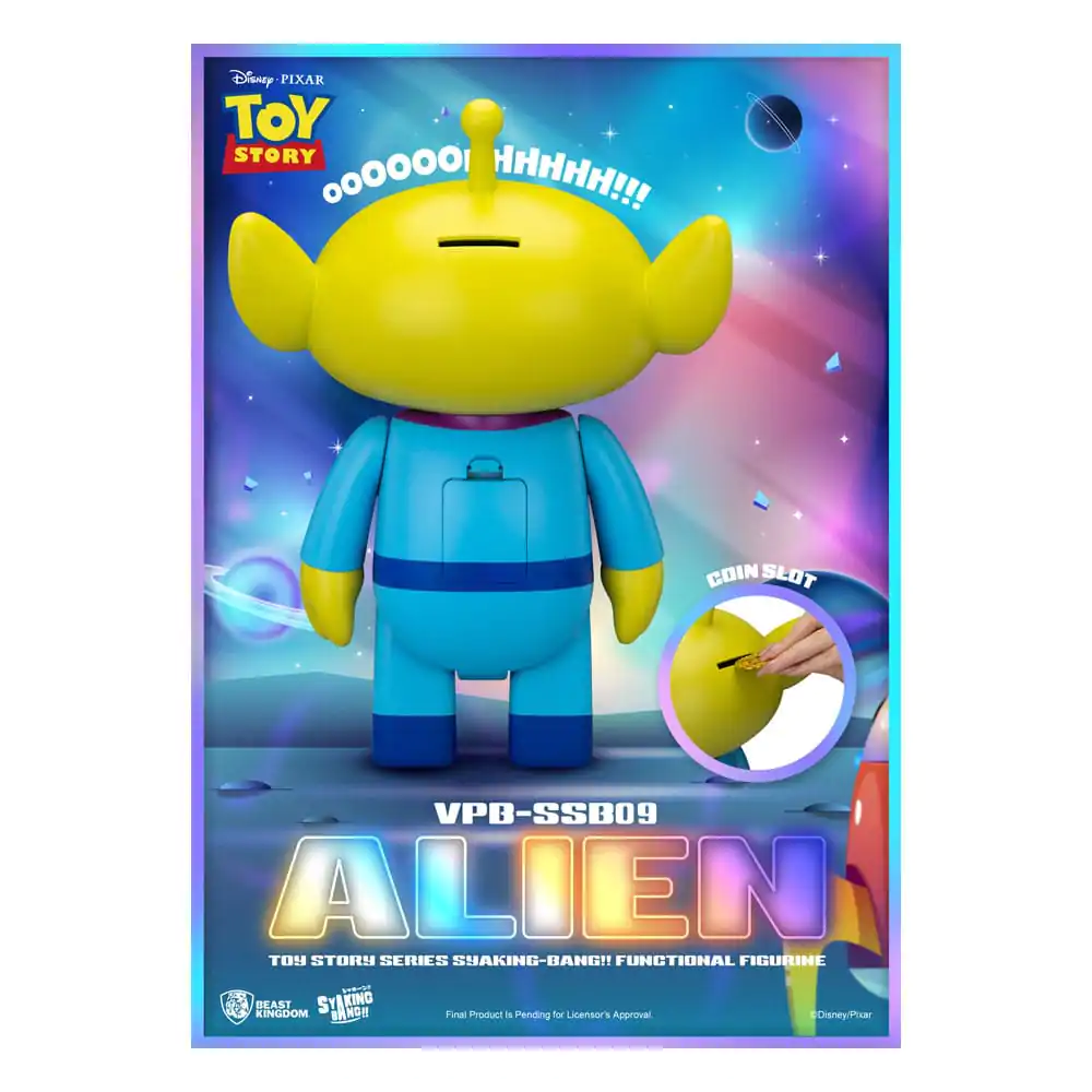 Toy Story Syaking Bang Series bancomat PVC Alien 33 cm poza produsului
