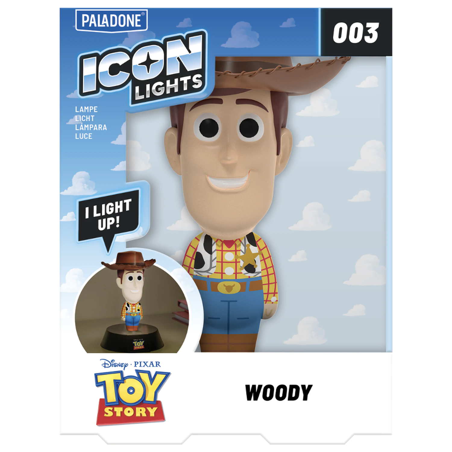 Lampa iconica Toy Story Woody 11 cm poza produsului