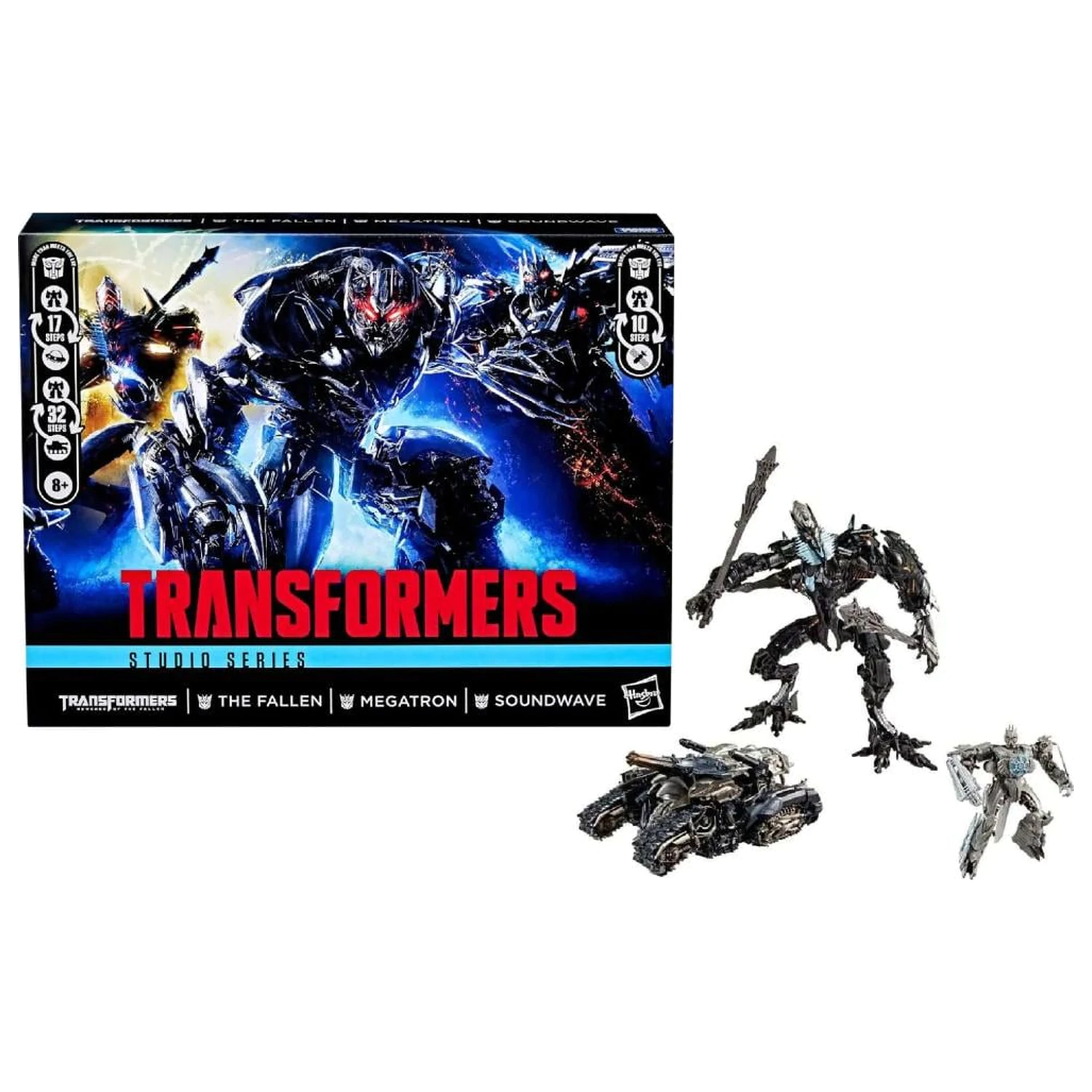 Transformers 2: The Fallen, Megatron & Soundwave set de 3 figurine poza produsului