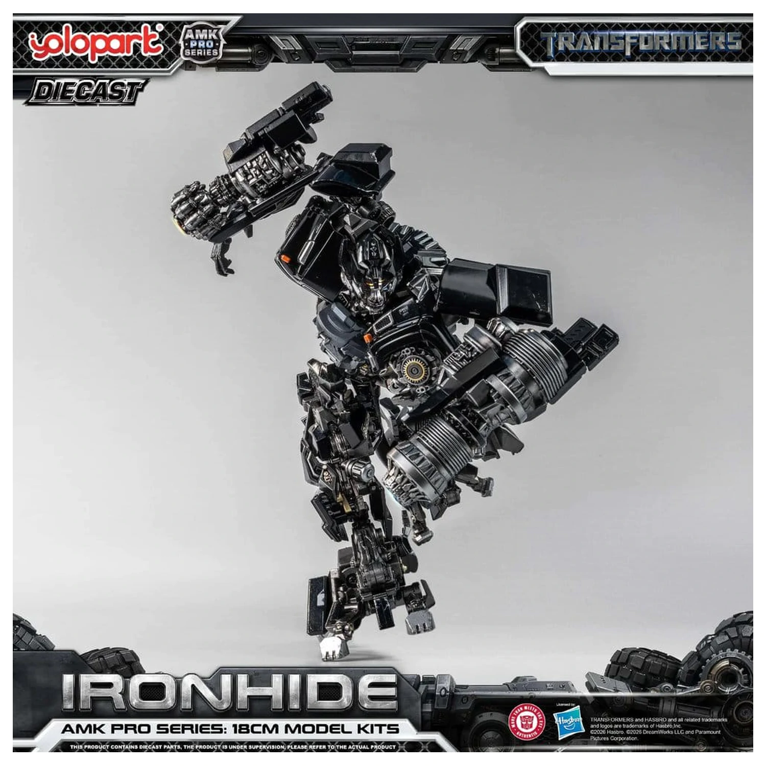 Transformers (2007) AMK PRO Series Kit de model din plastic Ironhide 18 cm poza produsului