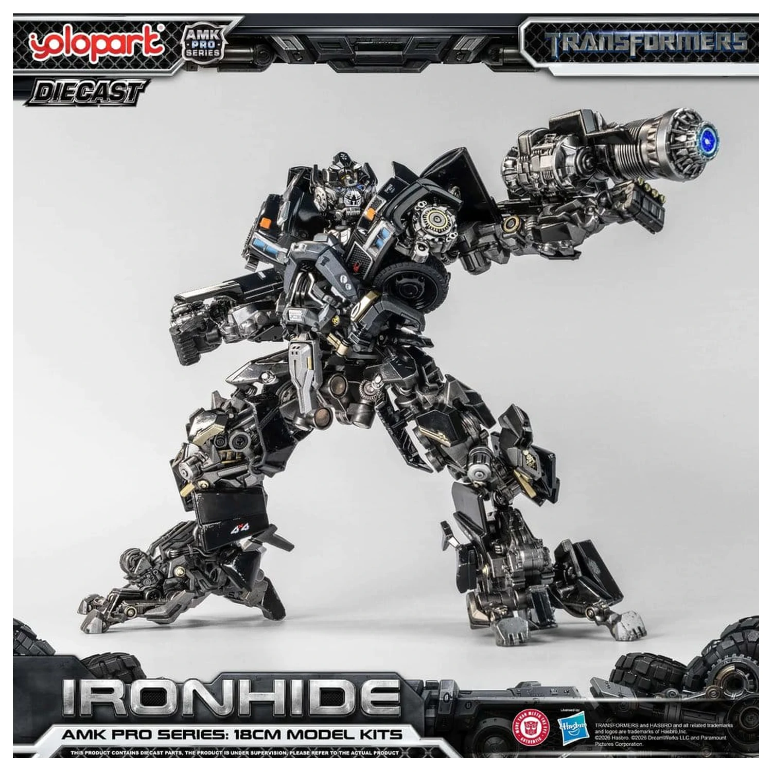 Transformers (2007) AMK PRO Series Kit de model din plastic Ironhide 18 cm poza produsului