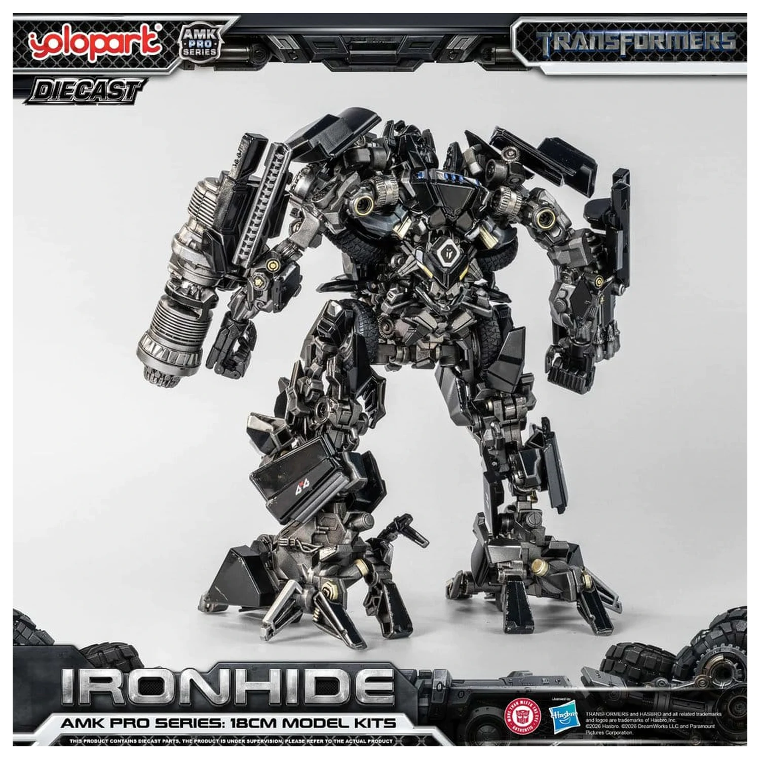 Transformers (2007) AMK PRO Series Kit de model din plastic Ironhide 18 cm poza produsului