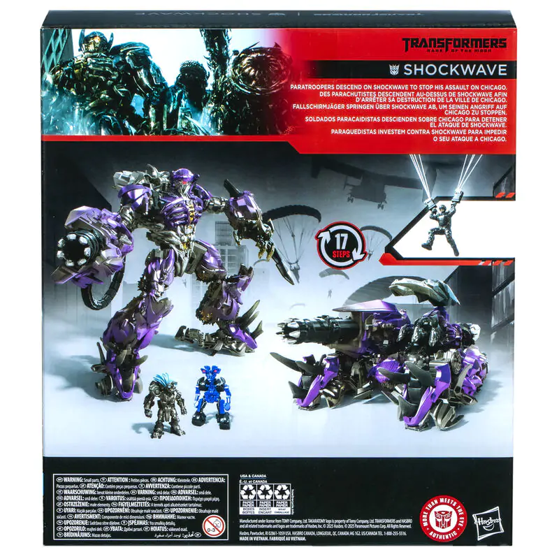 Transformers Age of Extinction Studio Series Figurina Shockwave 21cm poza produsului