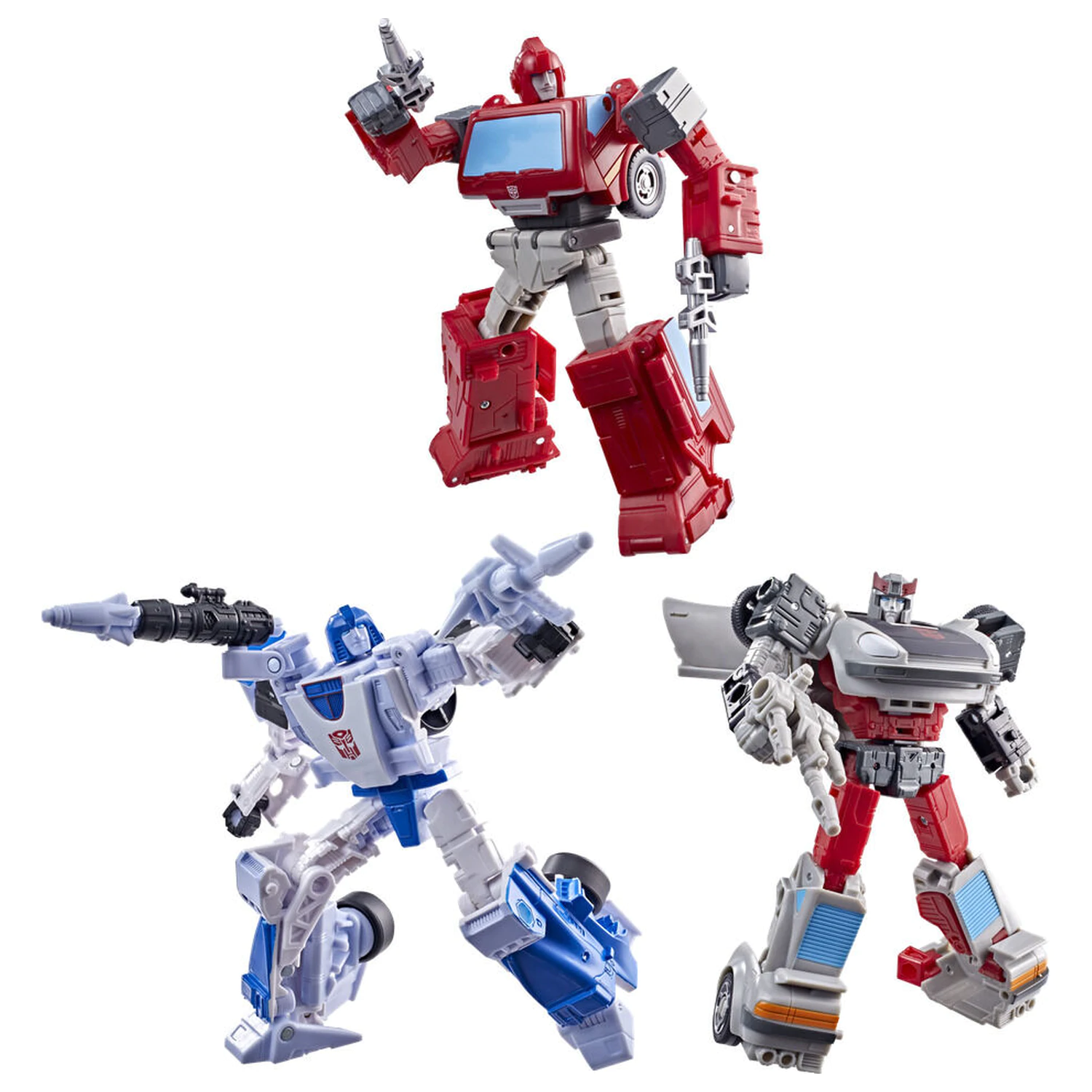 Transformers Age of the Primes Atobot Mirage & Ironhide & Bluestreak set 3 figurine 13-15cm poza produsului