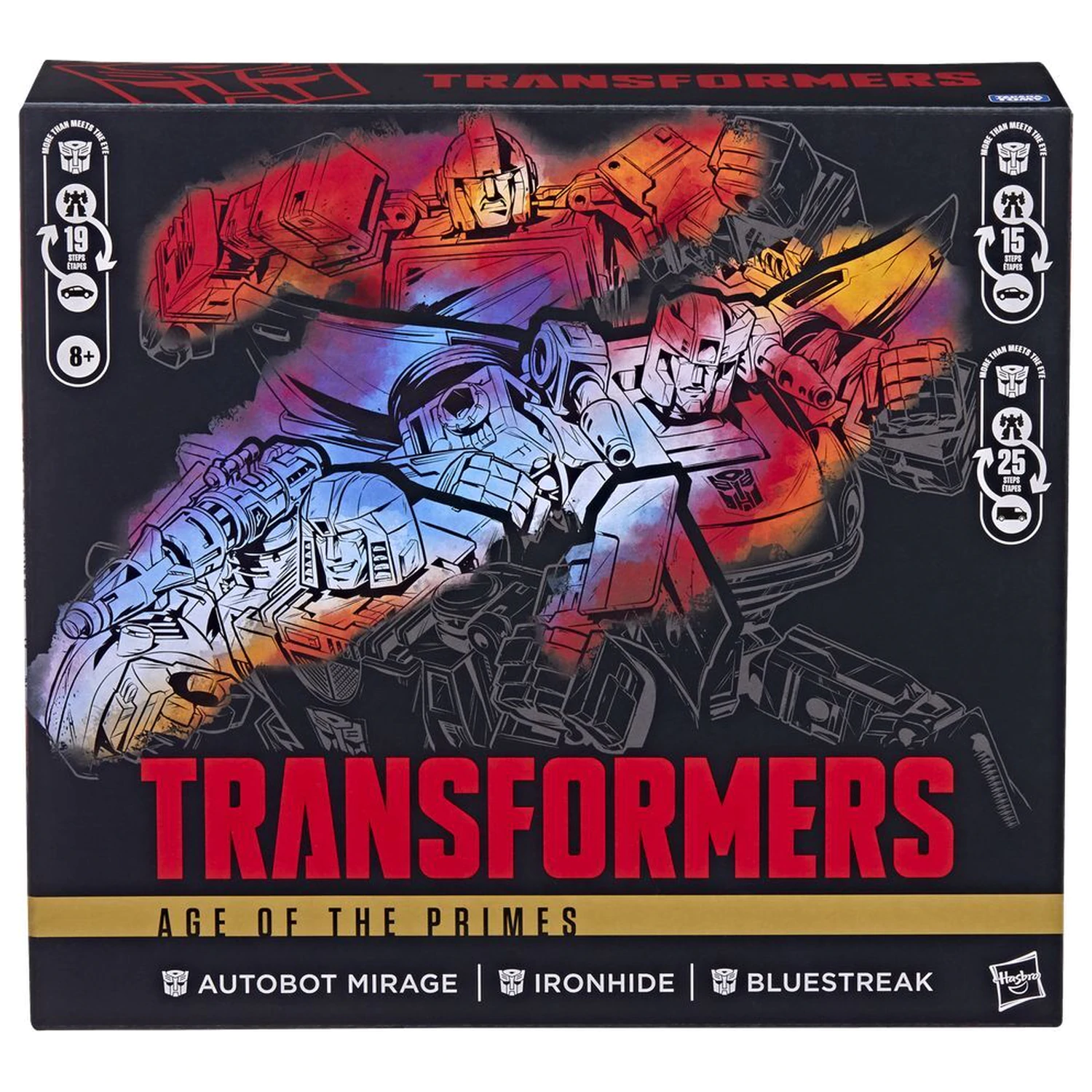Transformers Age of the Primes Atobot Mirage & Ironhide & Bluestreak set 3 figurine 13-15cm poza produsului