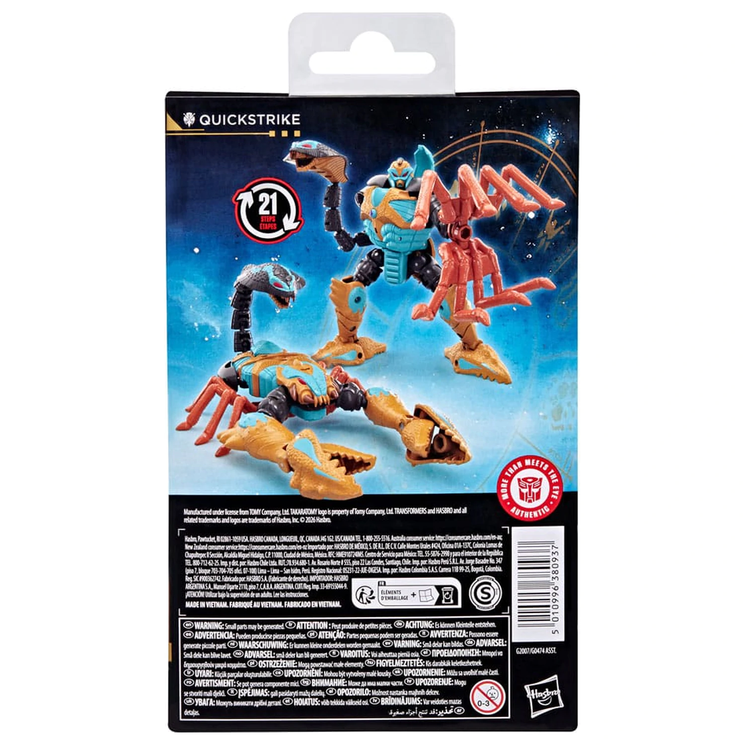 Transformers Age of the Primes Figurina de actiune Clasa Deluxe Quickstrike 14 cm poza produsului