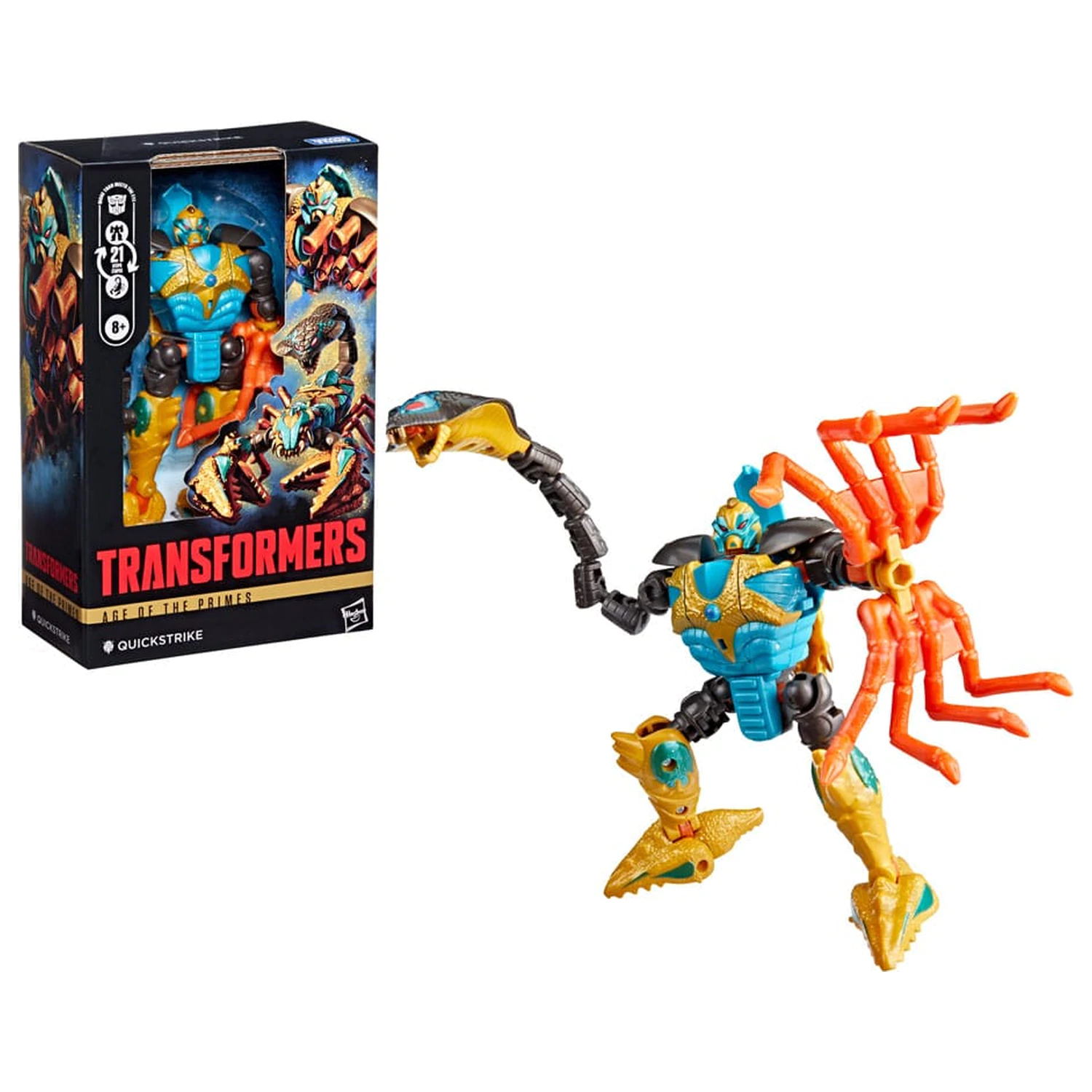 Transformers Age of the Primes Figurina de actiune Clasa Deluxe Quickstrike 14 cm poza produsului