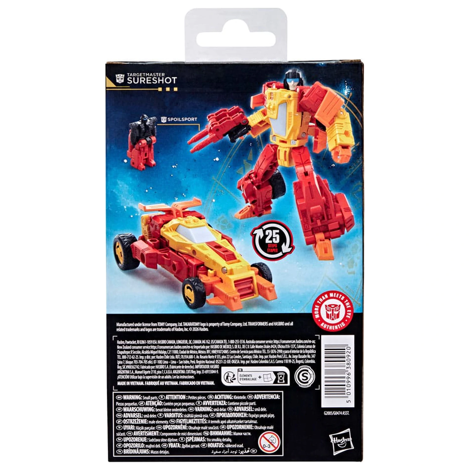 Transformers Age of the Primes Deluxe Class figurina de actiune Targetmaster Sureshot 14 cm poza produsului