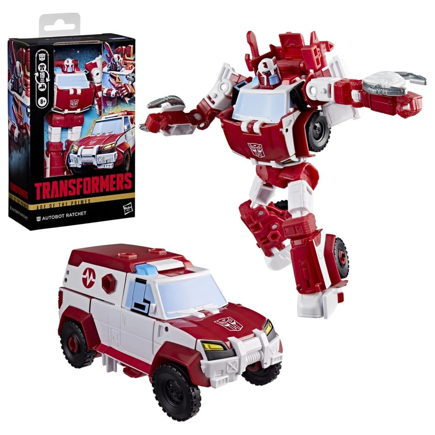 Transformers Age of the Primes Deluxe Class figurina de actiune Autobot Ratchet 15 cm poza produsului
