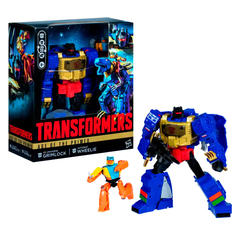 Transformers Age of the Primes G2 Universe Grimlock Autobot figurină Wheelie 19cm poza produsului