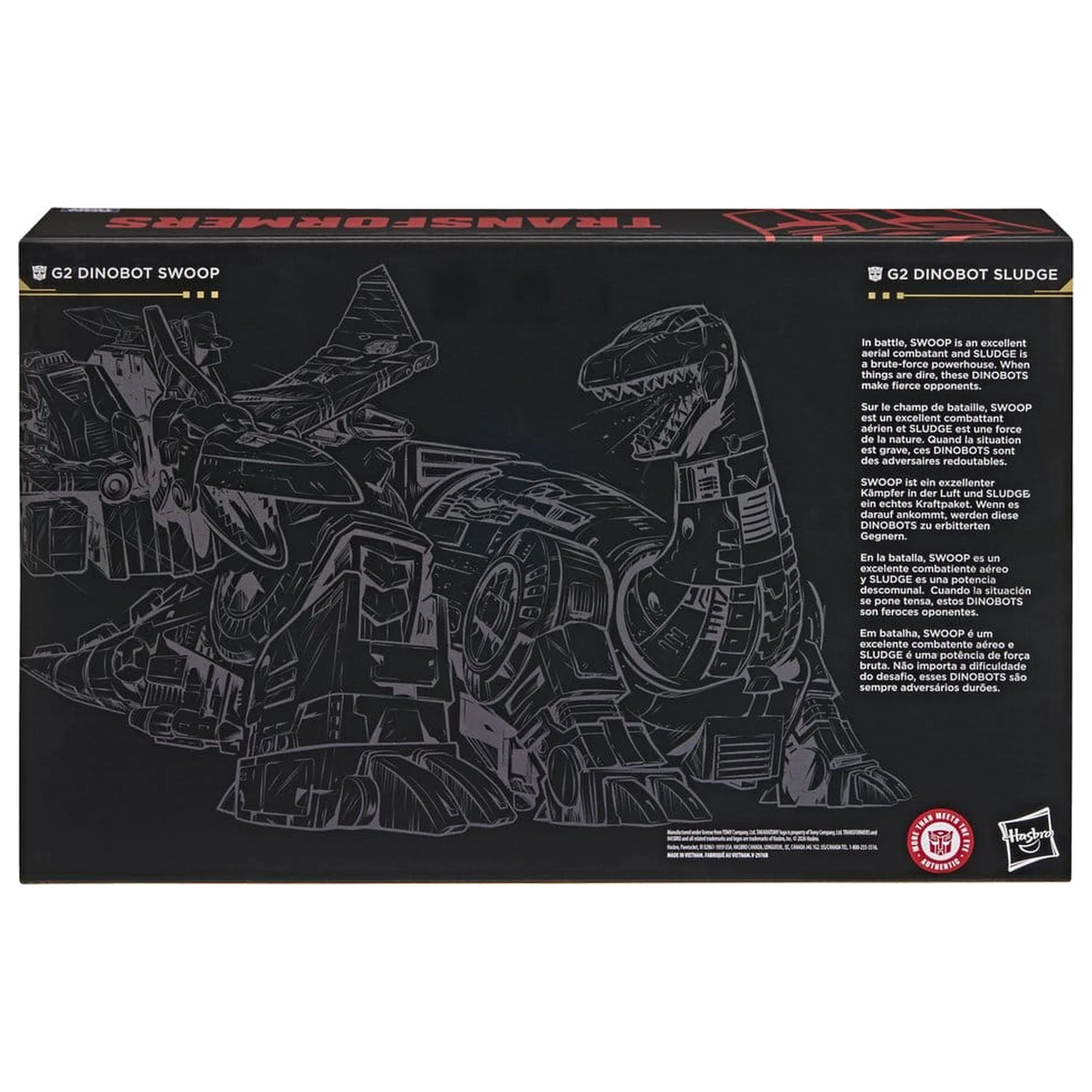 Transformers Age of the Primes Leader Class figurina de actiune 2-pack G2 Dinobot Swoop & G2 Dinobot Sludge 19 cm poza produsului