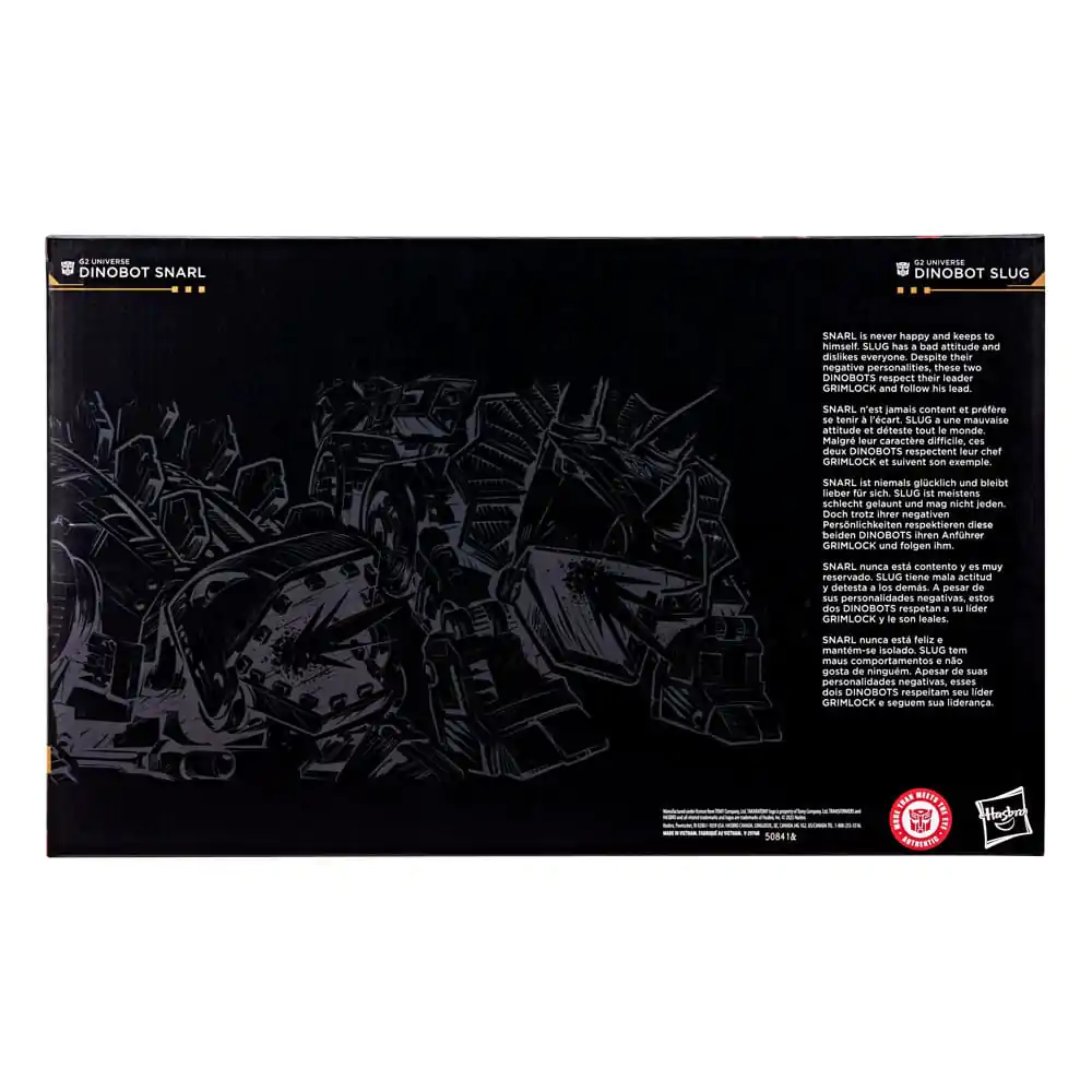 Transformers Age of the Primes Leader Class Figurina de acțiune G2 Universe Dinobots Snarl & Slug 19 cm poza produsului